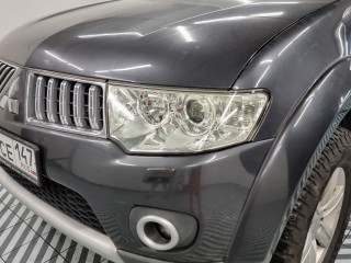 Mitsubishi Pajero Sport замена линз на Bi-led Aozoom K3 Dragon Knight, лампы ДХО/Поворот (5)